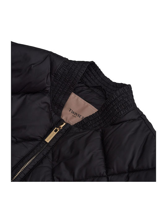Women's Long Lifestyle Jacket for Winter Black
