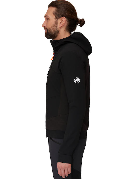 Χειμωνιάτικο Μπουφάν Softshell Αδιάβροχο και Αντιανεμικό Black
