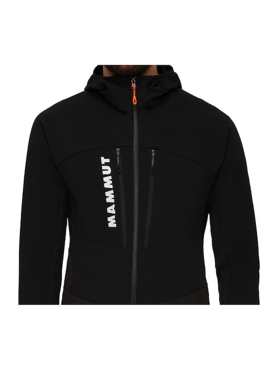 Χειμωνιάτικο Μπουφάν Softshell Αδιάβροχο και Αντιανεμικό Black