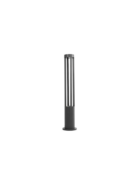 kelvo Gremo Outdoor Small Post LED Floor Lamp 7W With Warm White Light IP65 Black