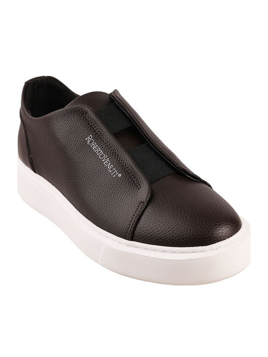 Ανδρικά Flatforms Sneakers Καφέ