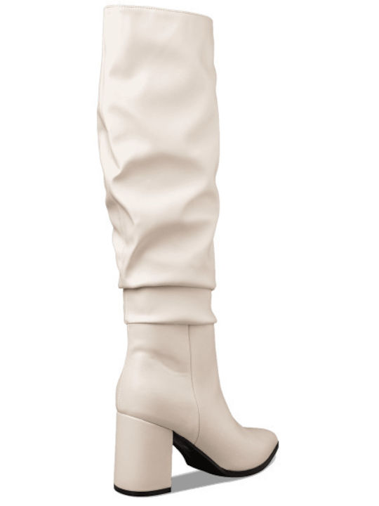 Damenstiefel Weiß