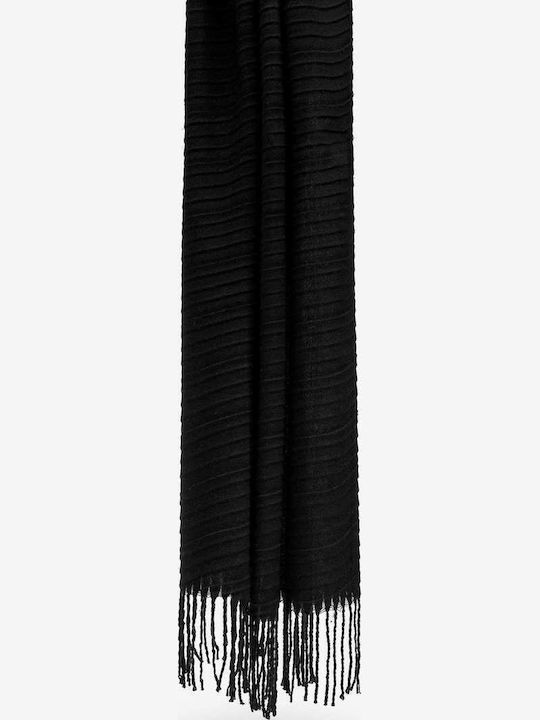 Women's Wool Scarf Black