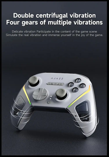 Ajazz GP100 Wireless Gamepad for Android / PC / Switch / iOS White