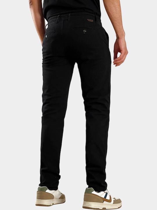 Trousers Chino Elastic Black