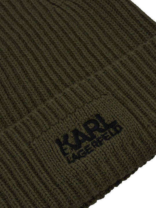 Beanie Ανδρικός Σκούφος Πλεκτός σε Πράσινο χρώμα