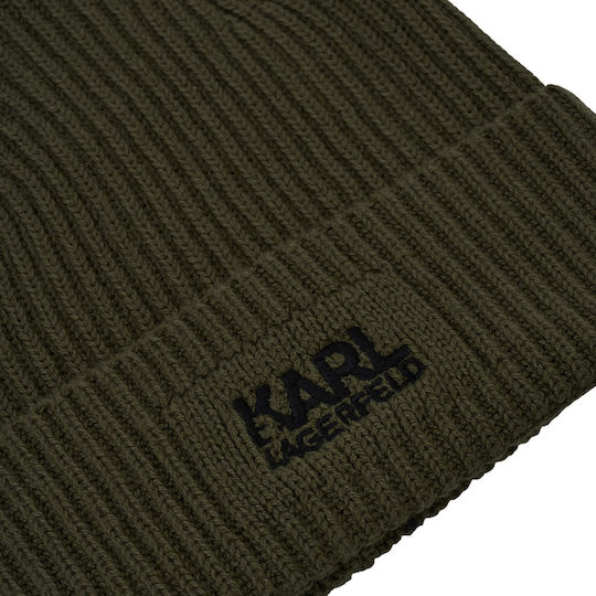 Beanie Ανδρικός Σκούφος Πλεκτός σε Πράσινο χρώμα