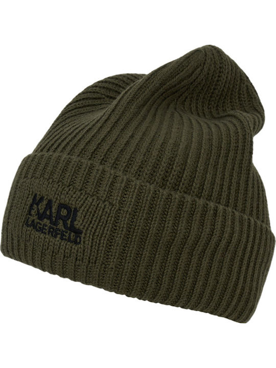 Beanie Ανδρικός Σκούφος Πλεκτός σε Πράσινο χρώμα