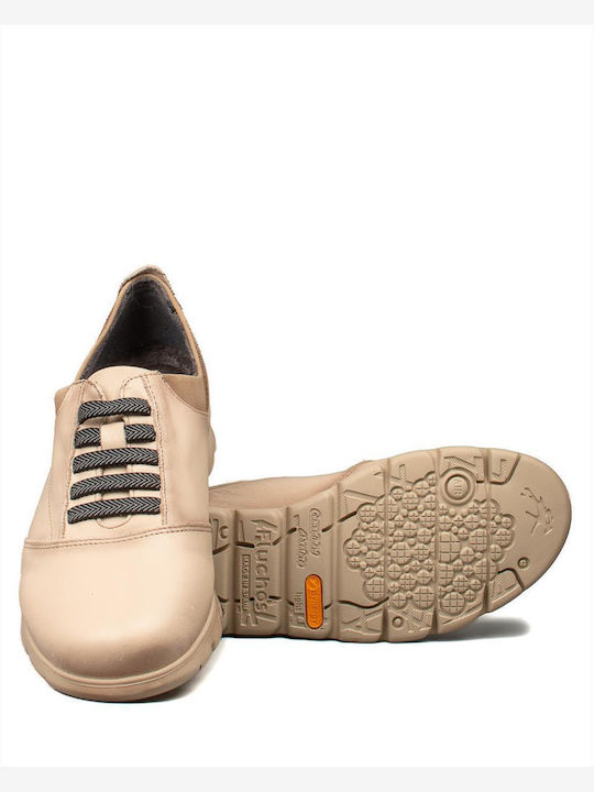 Women's Moccasins in Beige Color