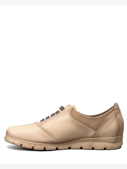 Women's Moccasins in Beige Color