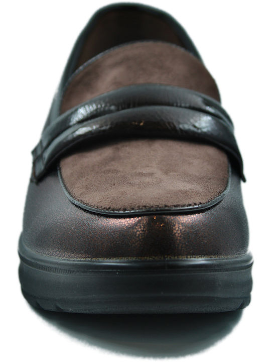 Damen Mokassins in Braun Farbe