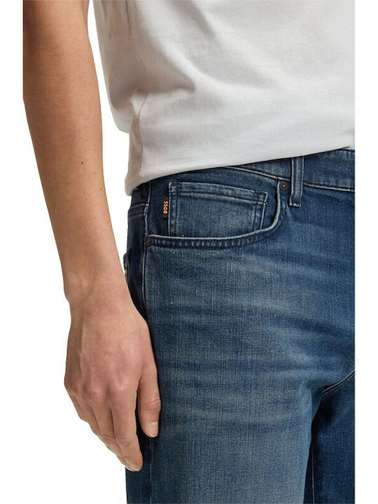Re.maine Men's Jeans Pants Elastic with Regular Tapered Fit Dark Blue