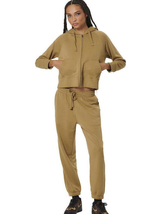 Pantaloni de Trening Larg White, Mocha, Grey