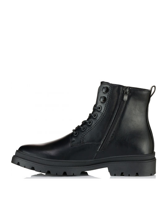 Leder Herrenstiefel Schwarz