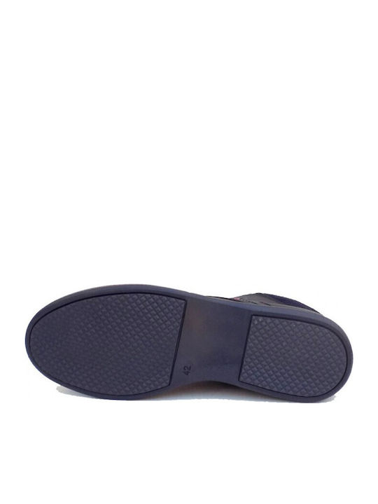 Navy Blue Men's Boots
