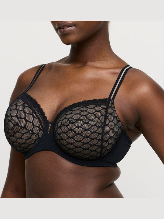Minimizer Minimizer Bra without Padding Underwire Black