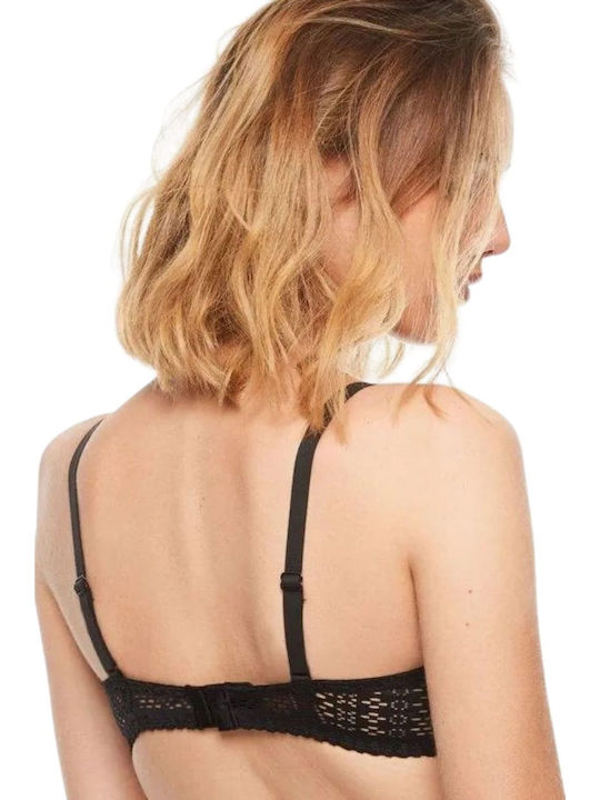 Balconette Balconette Bra without Padding Black