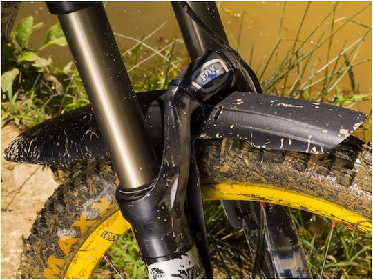 Front Fender Mudguard MTB Author X Flap V Brake Discbrake 26 27.5 29 Inches Black