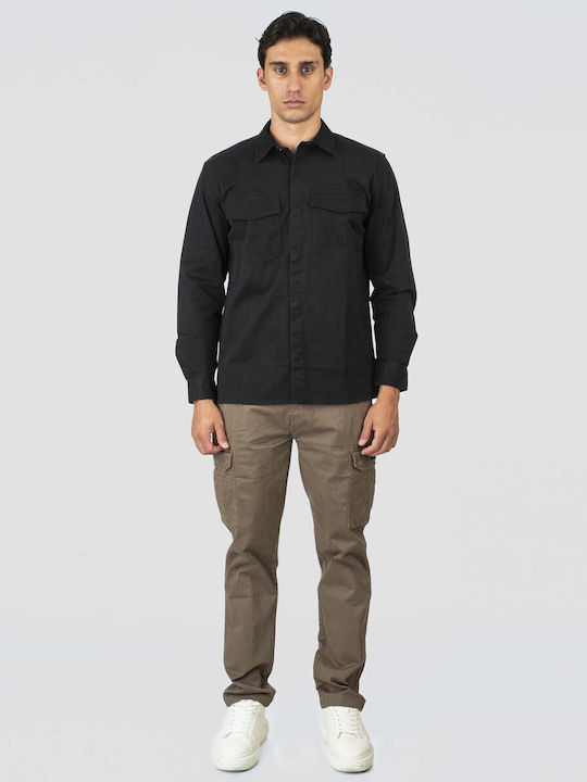 Double Overshirt Black