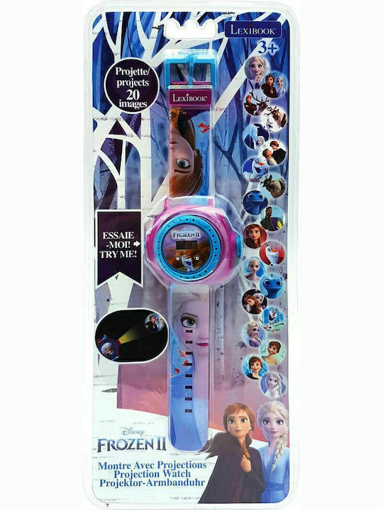 Lexibook Kids Digital Watch Frozen ΙΙ with Rubber/Plastic Strap Lilac