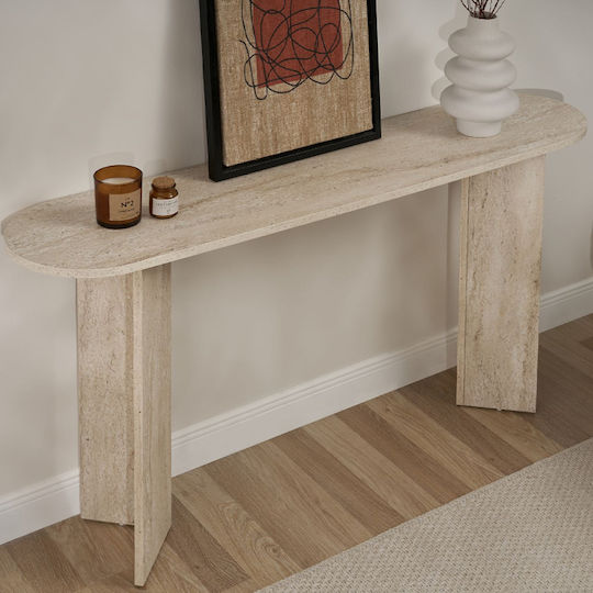 Sira Κονσόλα Ξύλινη Travertine Μ150xΠ35xΥ75εκ. Sira Κονσόλα Ξύλινη Travertine Μ150xΠ35xΥ75εκ.