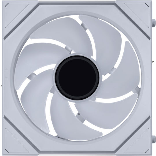 Lian Li UNI SL-INF Wireless 120 Case Fan (2300rpm) με RGB Φωτισμό και Σύνδεση 4-Pin PWM 3τμχ Λευκό