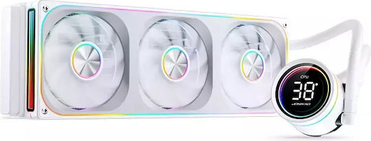 Thermaltake TH-360 Υδρόψυξη AIO CPU με 3 Ανεμιστήρες 120mm Λευκή