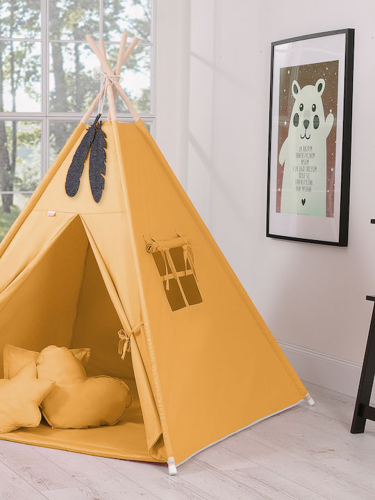 Bobono Kids Indian Teepee Play Tent 1035 Yellow