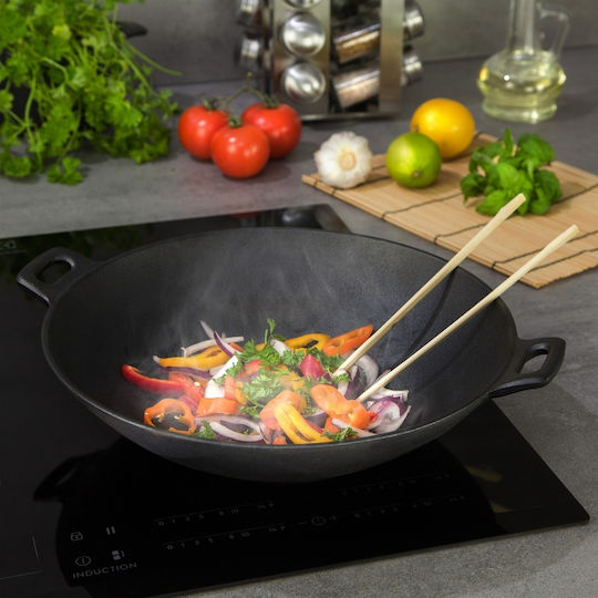 KING Hoff 31cm Wok din Fontă