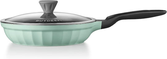 Buydeem Pan With Lid made of Cast Aluminum with Non-Stick Coating 25cm