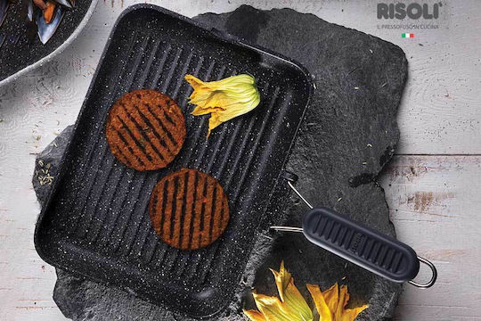 Risoli Grill made of Cast Aluminum with Non-Stick Coating