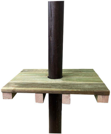 Rectangular Pole Table 48x35x6cm