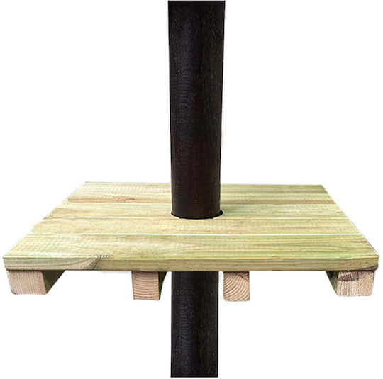 Rectangular Pole Table 48x45x6cm