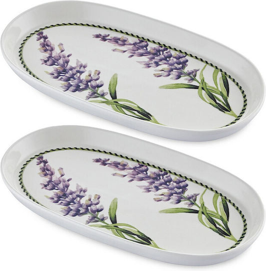 Hermia Serving Platter Oval Multicolored 29x17cm