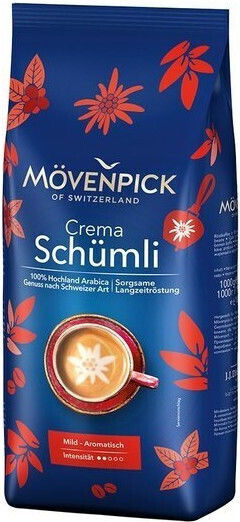 Mövenpick Cafea Espresso Arabica Schuemli Boabe 1kg