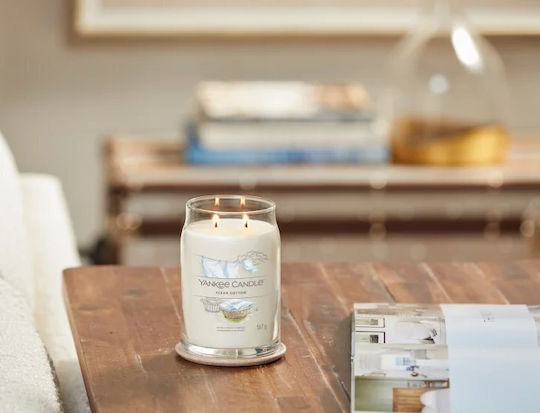 Yankee Candle Signature Aromatice în Borcan Bumbac Curat