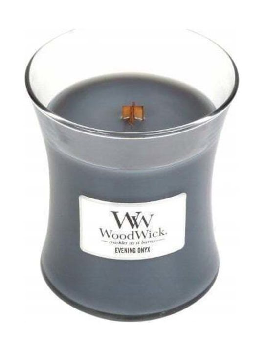 WoodWick Scented Candle with Scent Evening Onyx 275gr 1pcs