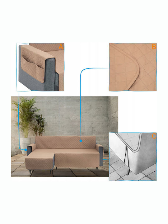 Doggy Dolly Cover for Dog Bed Beige