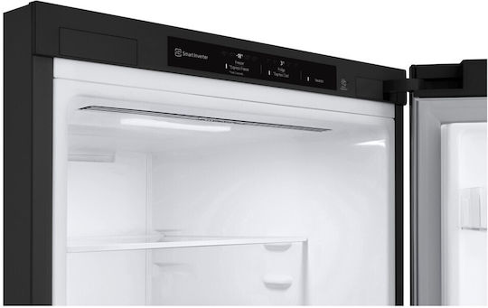 LG Kühl-Gefrierkombination 344Es Total NoFrost H186xB59.5xT68.2cm. Schwarz GBV3100EEP