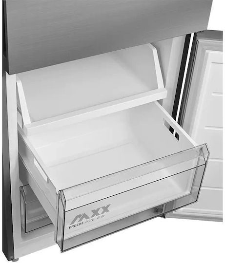 Midea Fridge-Freezer 443lt Total NoFrost H201xW59.5xD67cm Inox MDRB600MME46