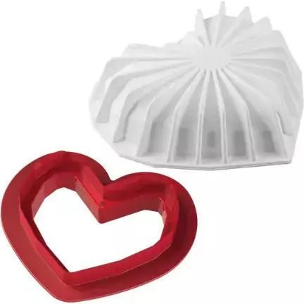 Silikomart Amore Backform Silikon 15x13.5x5.5cm 1cm