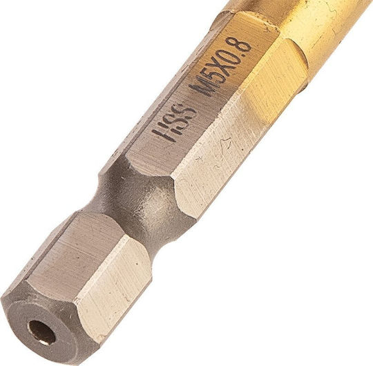 Neo Tools Τρυπάνι HSS Τιτανίου με Εξάγωνο Στέλεχος για Μέταλλο