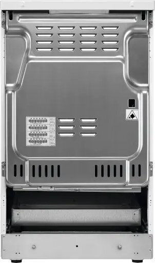 ELC Herd 57Es mit Keramikkochfeldern B50cm. Inox