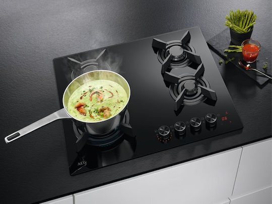 AEG 8000 Series Flamelight Εστία Φυσικού Αερίου Αυτόνομη 59x52εκ.