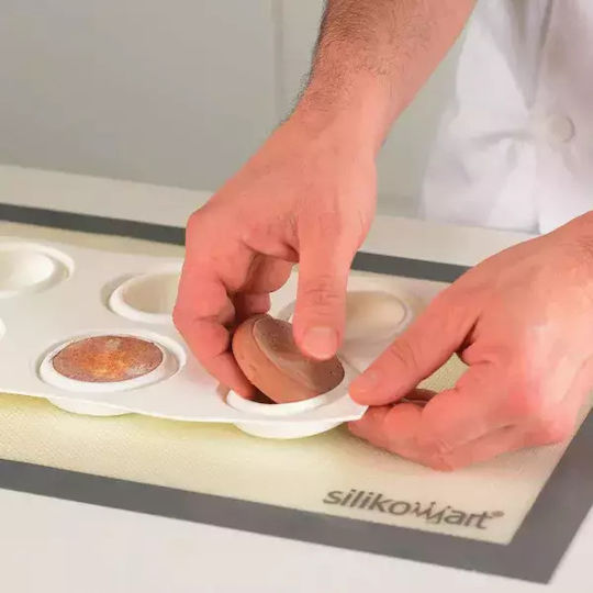 Silikomart Formă de Patiserie pentru Tartă din Silicon 6.7buc 1buc