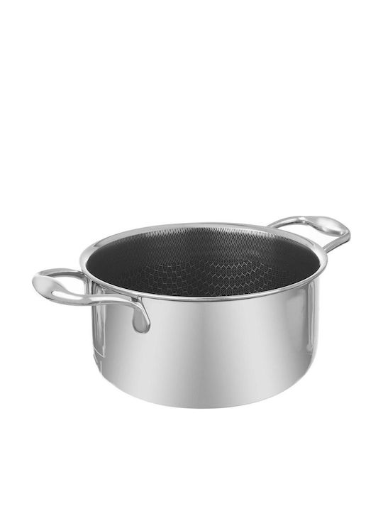 Orion Βαθιά Ανοξείδωτη Κατσαρόλα 4.8lt / 24cm