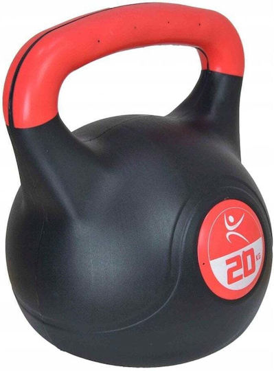 Lifefit 529fvinkett20 Кетълбел Дъмбел 20кг Черно Червено