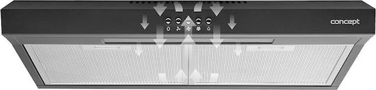 Freestanding Vent Hood 49cm Black