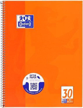 Oxford Notebook 80 Sheets with Blank Pages