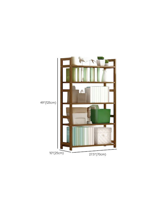 Beige Bookcase 68x25x128cm